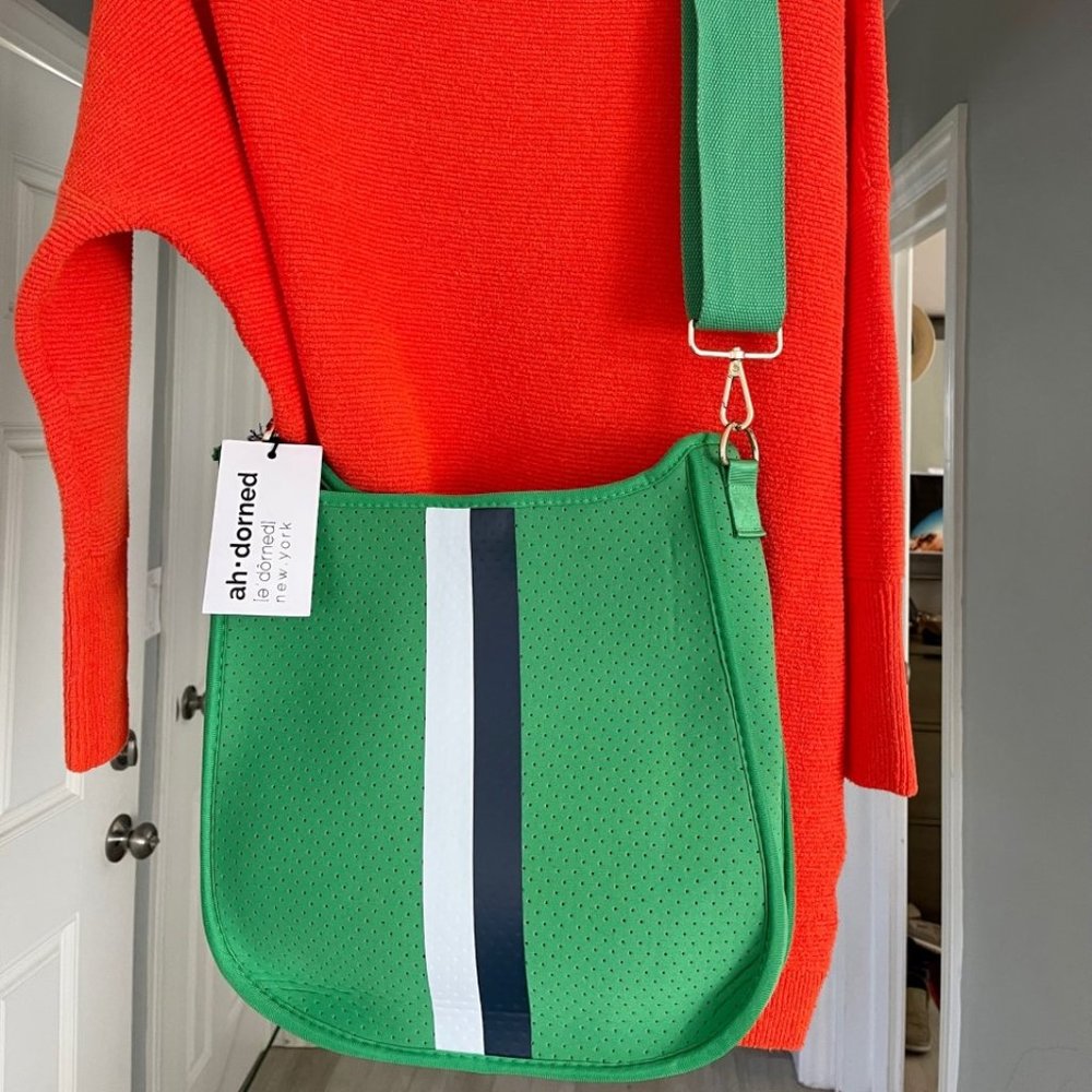 Ah-Dorned AHDORNED Cross Body Messenger bag GREEN